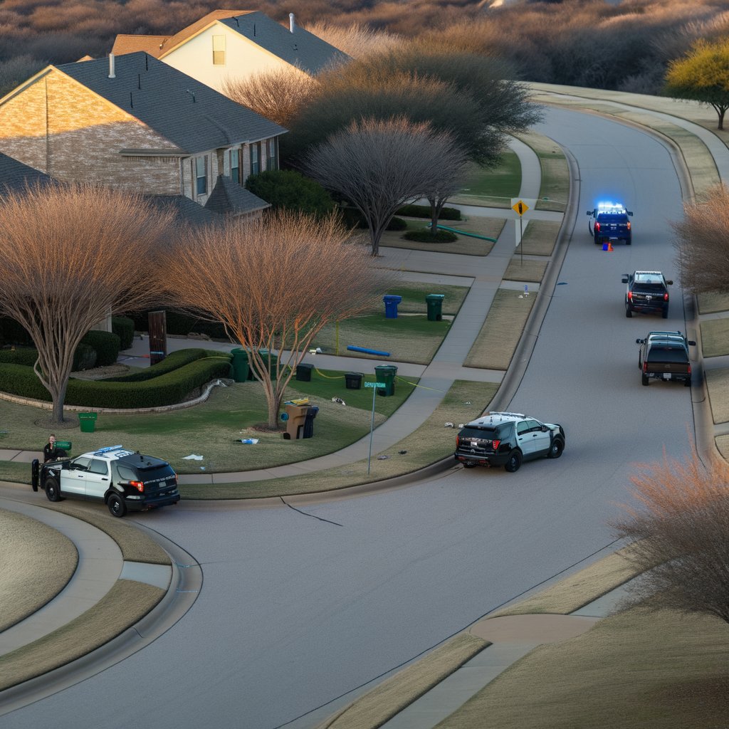 Alt text: "Crime scene in DeKalb County's Redan area, where a man in his 30s was shot to death early Thursday morning on Hallwood Court, highlighting rising violence in Atlanta neighborhoods."