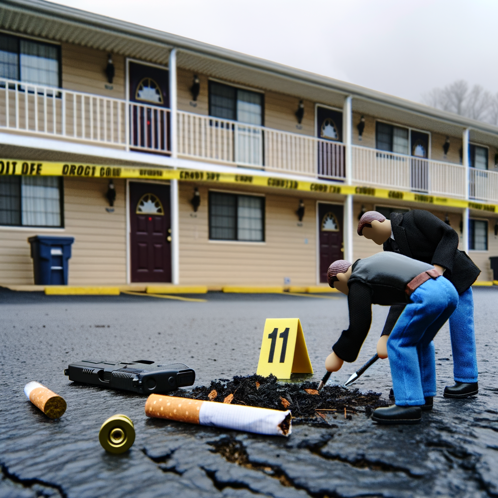 "Tyler Merritt, 23, sentenced to life in prison for the 2020 motel shooting of Wayne Cunningham in DeKalb County, linked to crime scene evidence including a cigarette butt and 9mm shell casing."