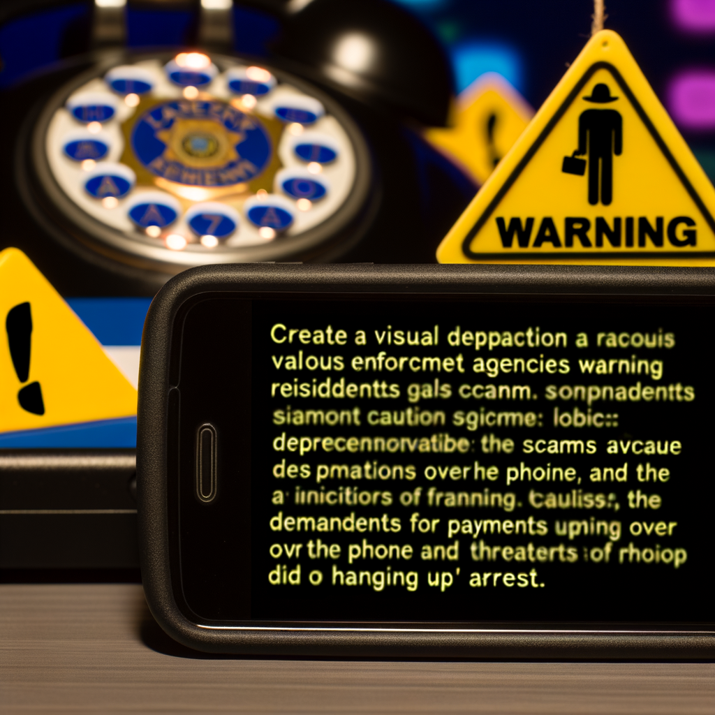Alt text: "DeKalb County Sheriff’s Office warning about phone scams targeting residents, with a focus on impersonation of police demanding payments. Local law enforcement advises citizens to verify calls and report suspicious activity to protect against fraud."