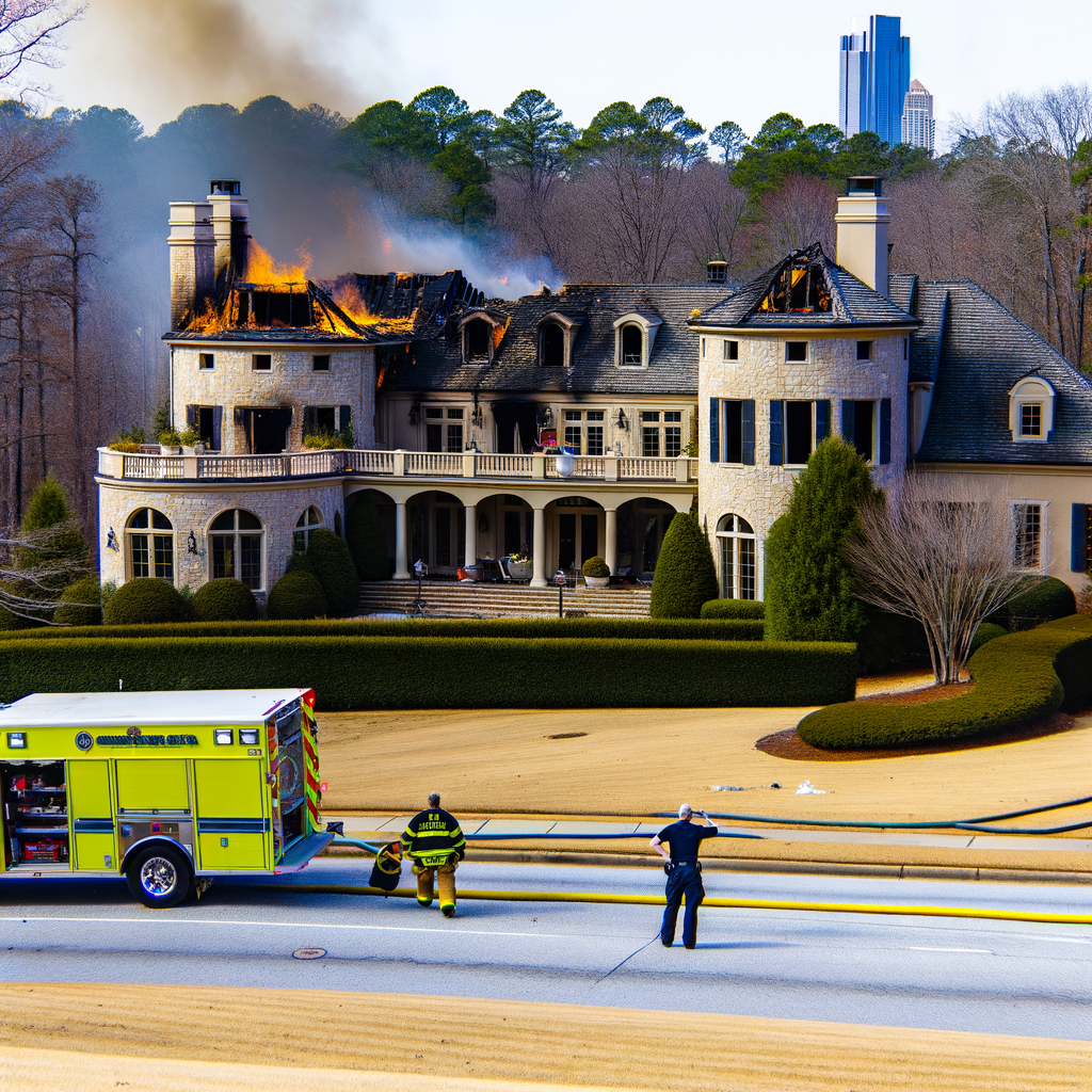 Historic Atlanta Estate Featured in Film and TV Catches Fire in Buckhead Blaze