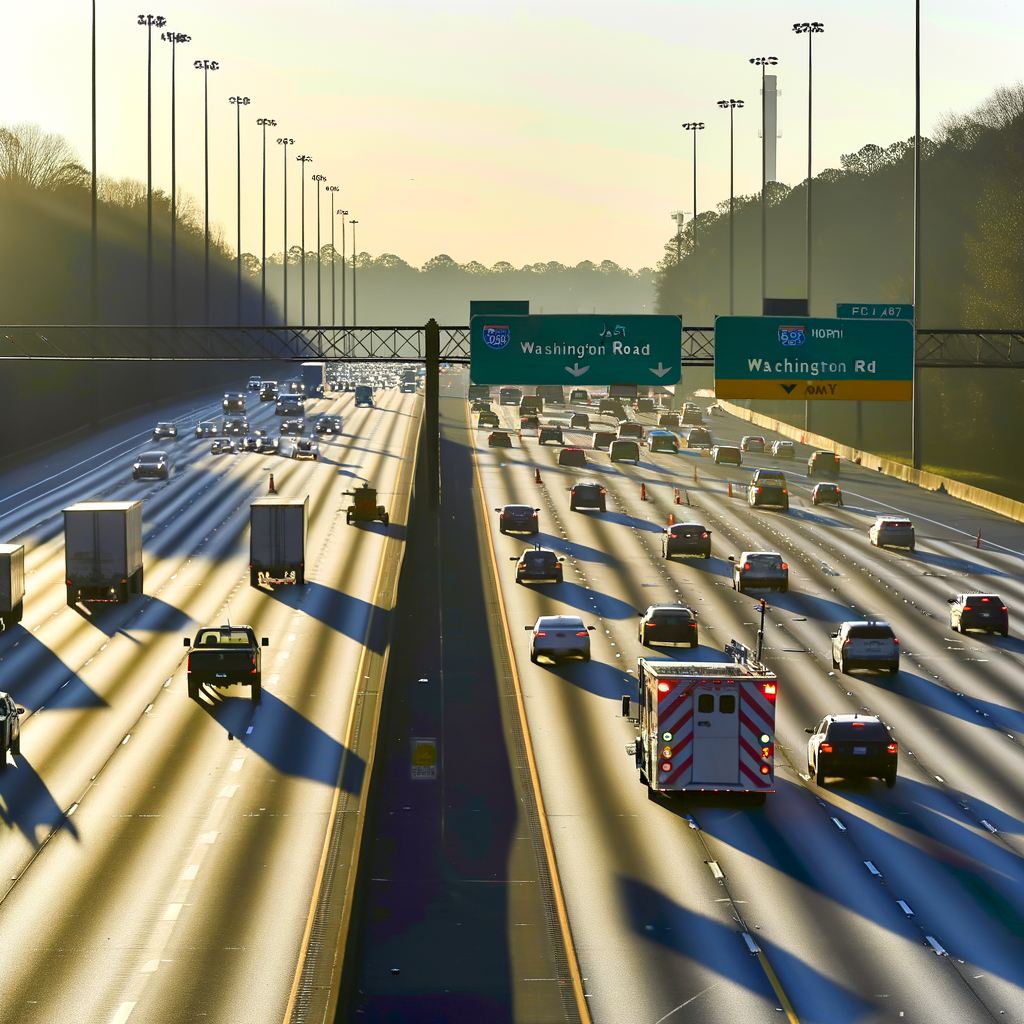 "Traffic flow resumes on I-285 North near Hartsfield-Jackson International Airport after hours-long crash closure, early Monday morning."