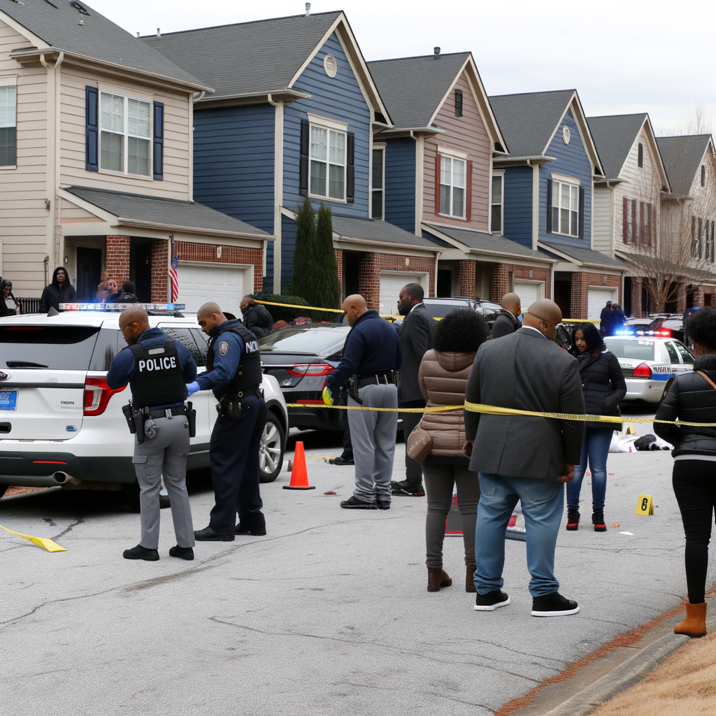 "DeKalb County townhouse where 22-year-old Aquandis Foston was fatally shot in 2021, leading to murder charges against Isaac Thompson and Makayla Bolston in a love triangle case."