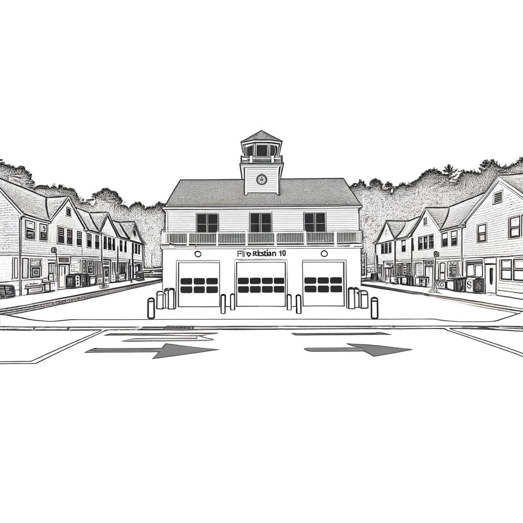 "DeKalb County Fire Station 10 where a 19-year-old gunshot victim was brought for help, highlighting the ongoing gun violence crisis in Atlanta."