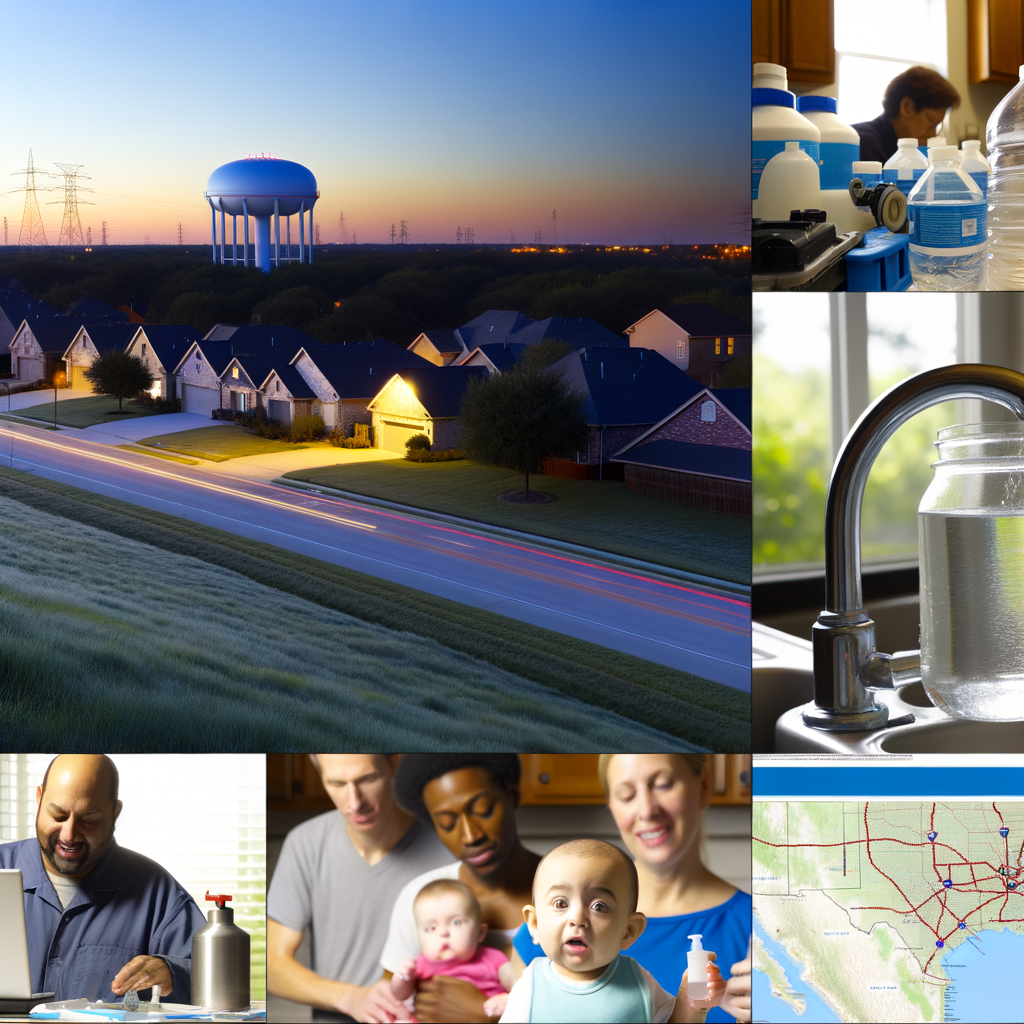 "Boil water advisory notice in Buckhead, Atlanta, highlighting the impact of water outages and low pressure affecting homes and businesses near Nancy Creek Road and Northside Parkway. Emergency crews worked to repair a 12-inch valve, ensuring public safety during the