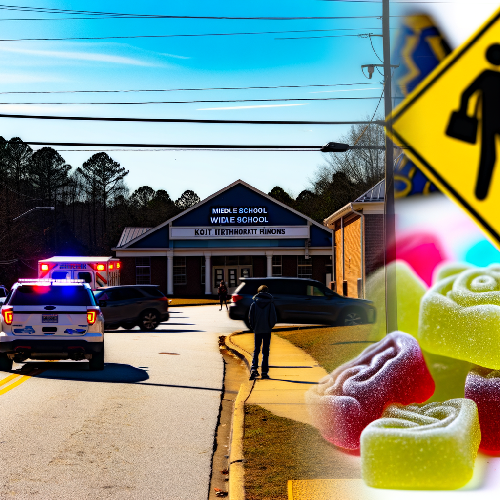 The text appears to be garbled, but I have cleaned it up for clarity. Here’s a concise summary of the article:
A group of middle school students in North Georgia became ill after consuming kratom gummies. The substance, which has opioid-like