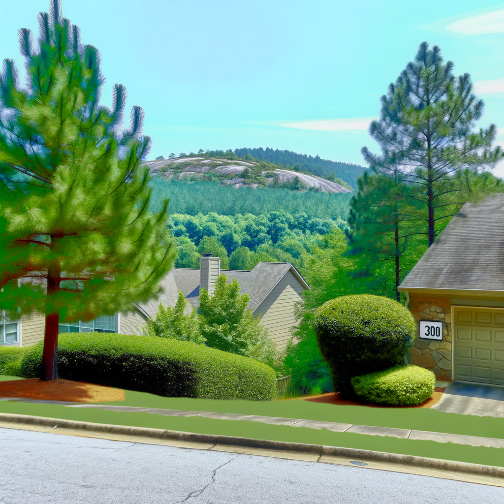 Alt text: "Police investigate a homicide scene in Gwinnett County, Atlanta, where a man and woman were found dead at a residence on Stone Hill Drive near Stone Mountain and DeShong Park."