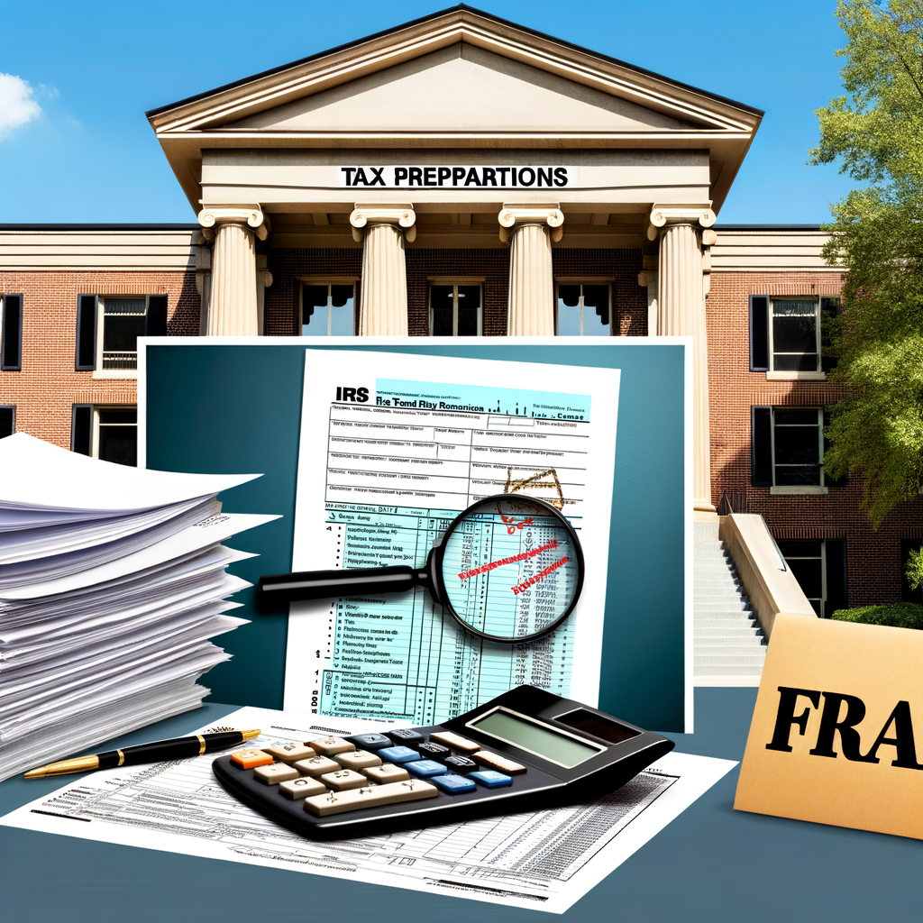 "Image of Tanja Hollis, Griffin tax preparer, accused of fraud by the U.S. Department of Justice, highlighting the lawsuit against her and Tanja Tax Preparations for filing false tax returns and causing millions in federal overpayments."
