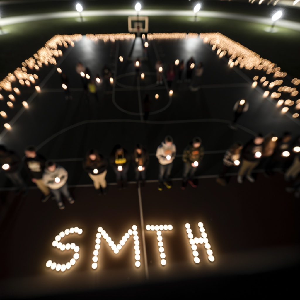 Alt text: "Candlelight vigil for Sekya Smith, an 18-year-old student-athlete from Carver Early College, held in Pittman Park, southwest Atlanta, honoring her life after a tragic drive-by shooting on Christmas Eve."