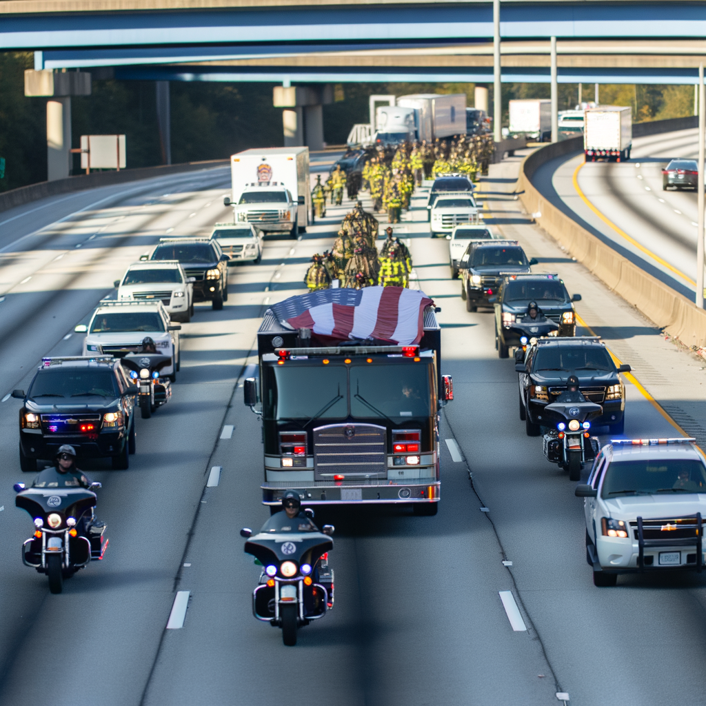 Metro Atlanta Unites to Honor Fallen DeKalb Firefighter Preston Fant in Somber Procession