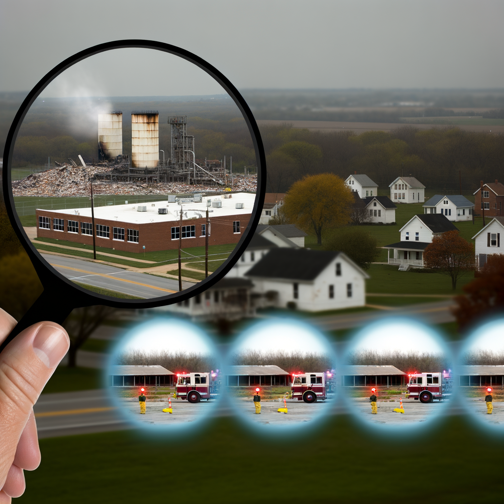 "Rockdale County Public Schools extends remote learning due to safety concerns from the BioLab chemical plant fire in Conyers, Atlanta. Image shows a classroom set up for virtual learning, highlighting the impact of the ongoing safety measures on students and staff."