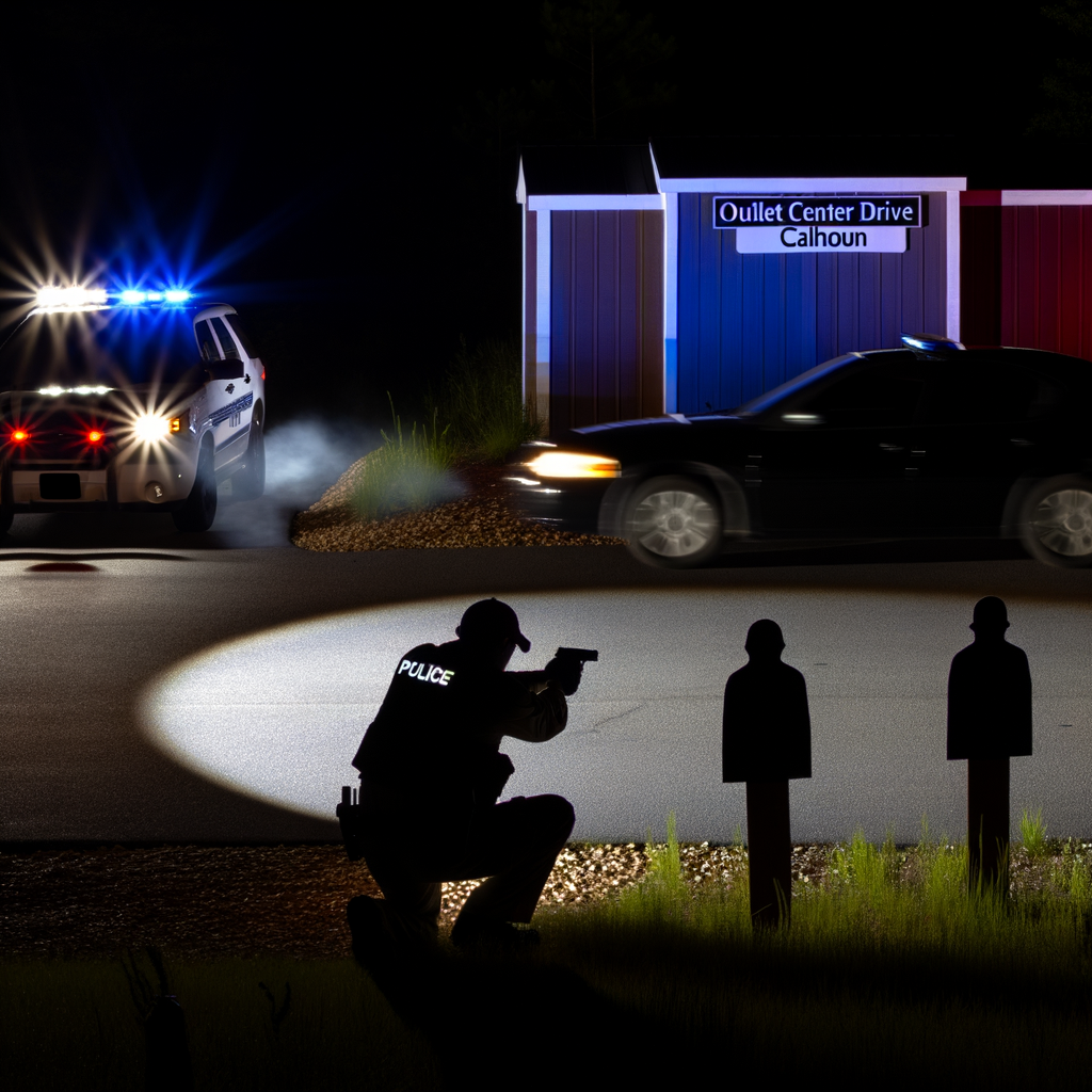 Alt text: "DEA agent involved in Calhoun traffic stop shooting incident, where two occupants in a vehicle were shot after allegedly accelerating toward the agent during a law enforcement operation. Authorities confirm the FBI is investigating the shooting, following a series of violent