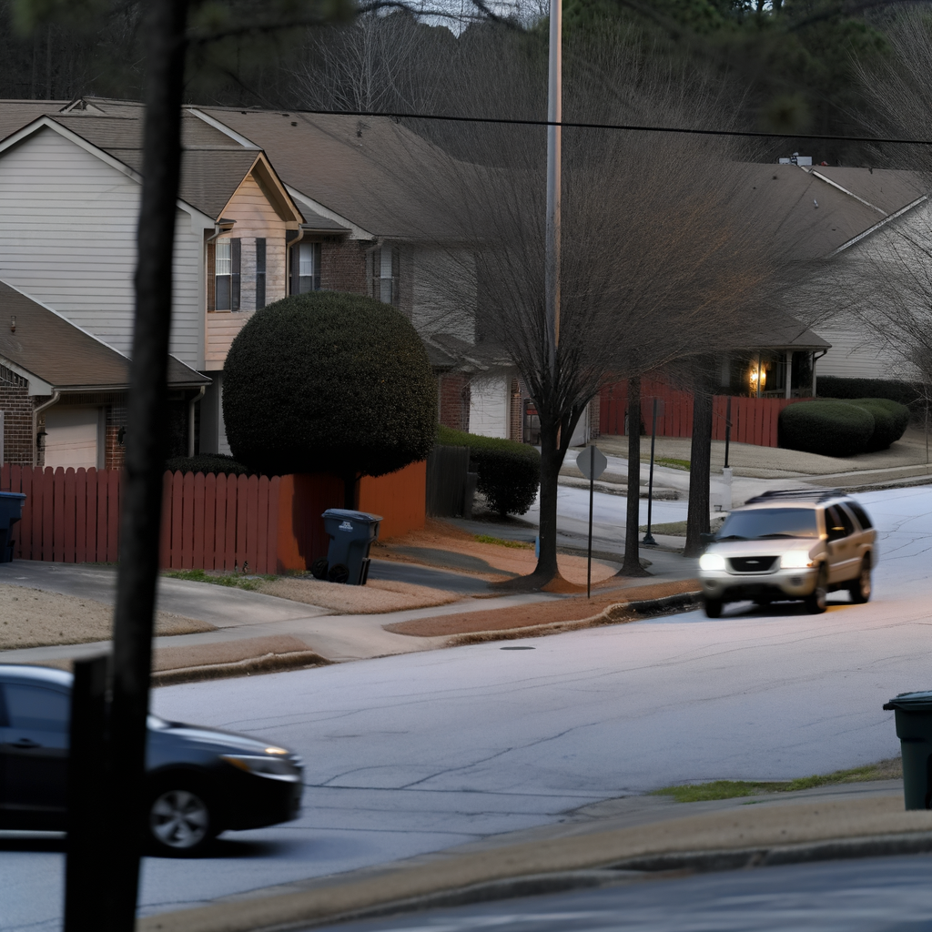 Alt text: "Police investigate the scene of a fatal shooting on Pryor Street in southwest Atlanta, where a 29-year-old man was shot and killed early Saturday morning, part of a violent day with multiple shootings in the city."