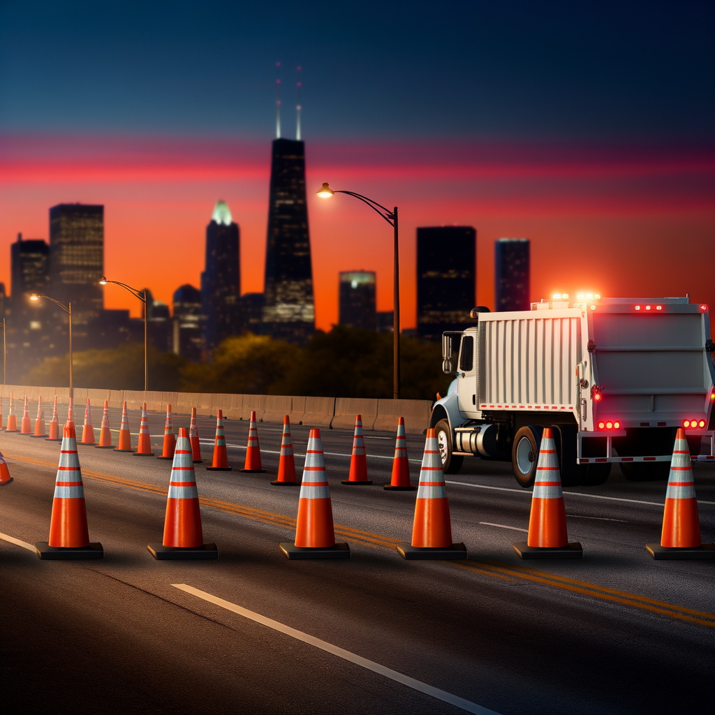 Traffic Backups Expected Due to Sanitation Truck Fire on I-285 South
