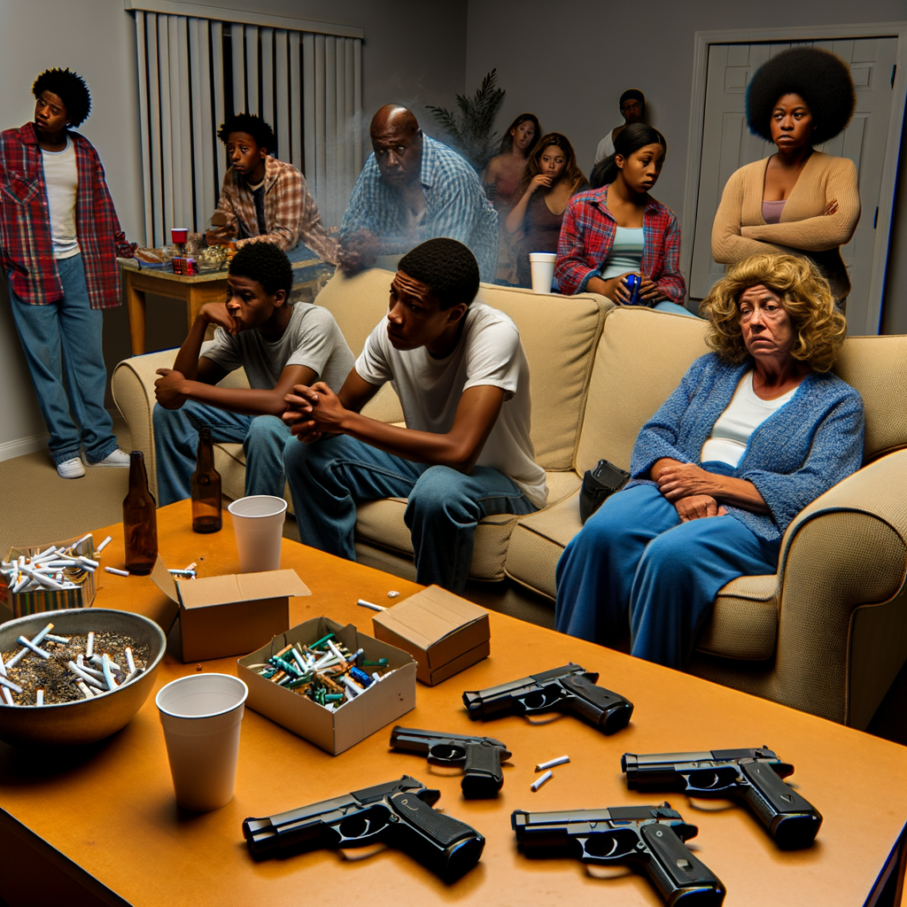 Alt text: "Ronald Adams in a southwest Atlanta apartment, moments before a tragic shooting incident on September 1, 2023, where he fatally shot his cousin Antiwan Williams. The image captures the somber atmosphere surrounding the family tragedy