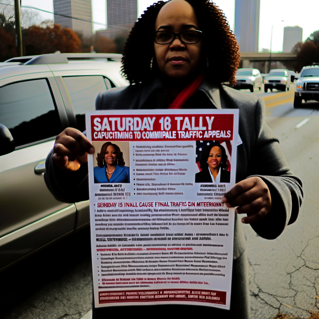 "Vice President Kamala Harris rally in Atlanta at the Civic Center, with traffic disruptions expected on I-85 and I-75, featuring celebrities like Spike Lee and musicians Monica and Victoria Monét."