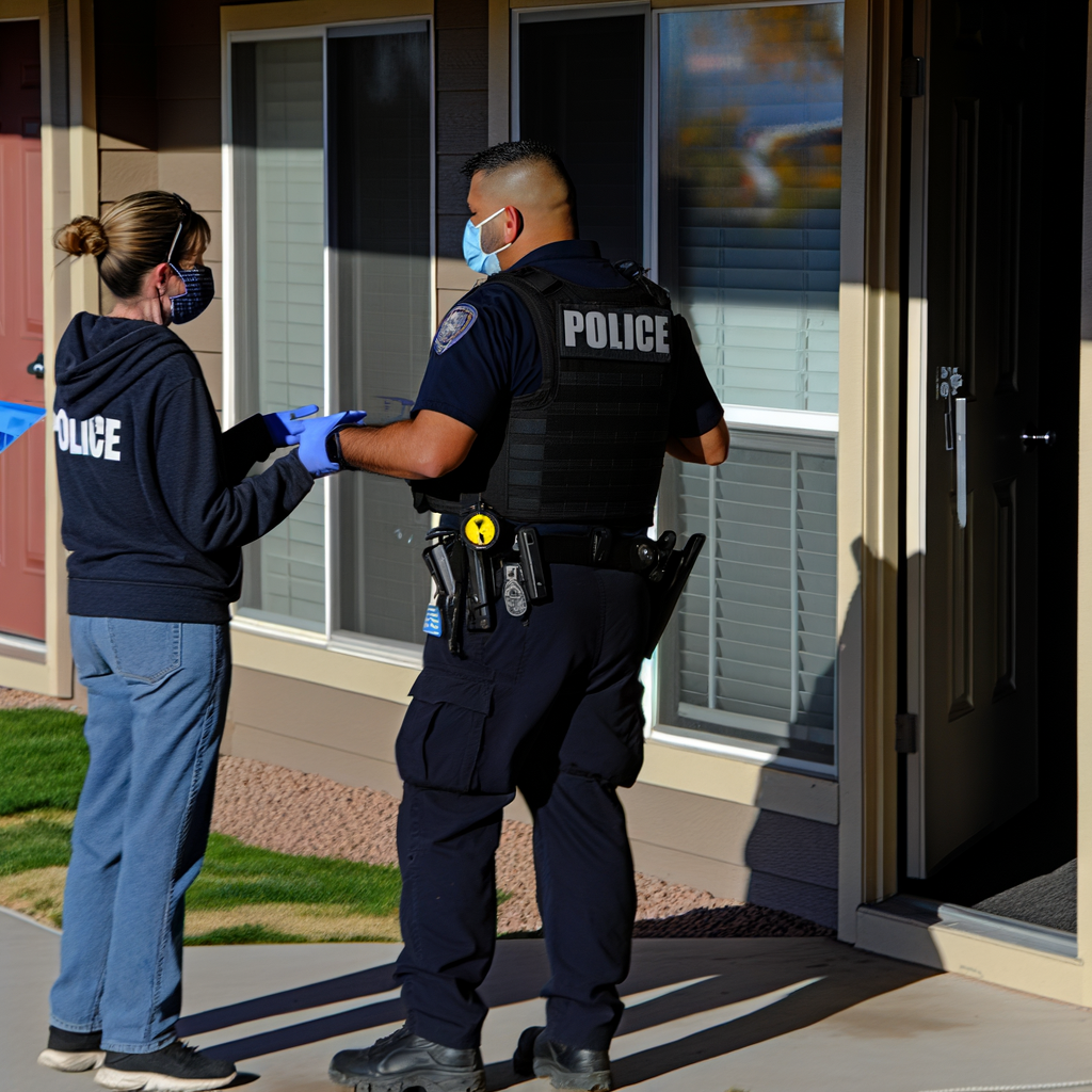 "Police investigate the scene at Oglethorpe Place apartments in southwest Atlanta after a standoff leads to the discovery of two bodies, including Marvin Spencer and Henretta Russell, on Oglethorpe Avenue."