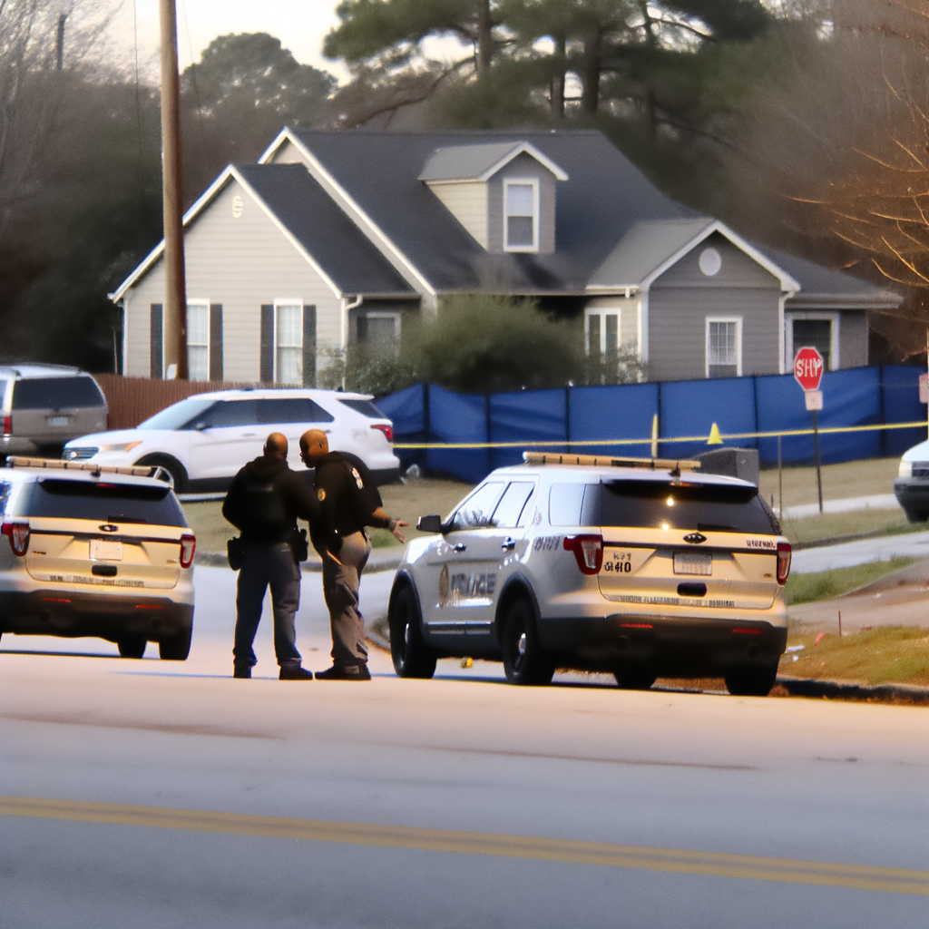 "Scene of fatal shooting on Mancha Street in South Fulton, Atlanta, where a 41-year-old man was killed in an incident involving a teenager, highlighting ongoing crime concerns in the area."