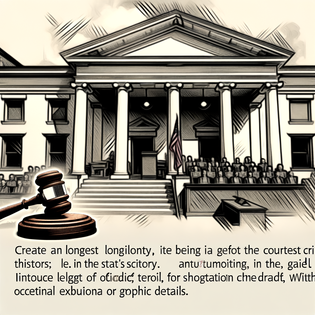 "Atlanta Young Slime Life trial courtroom scene, highlighting the longest criminal prosecution in Georgia history, showcasing the tense atmosphere and legal proceedings related to gang-related crime in Atlanta."