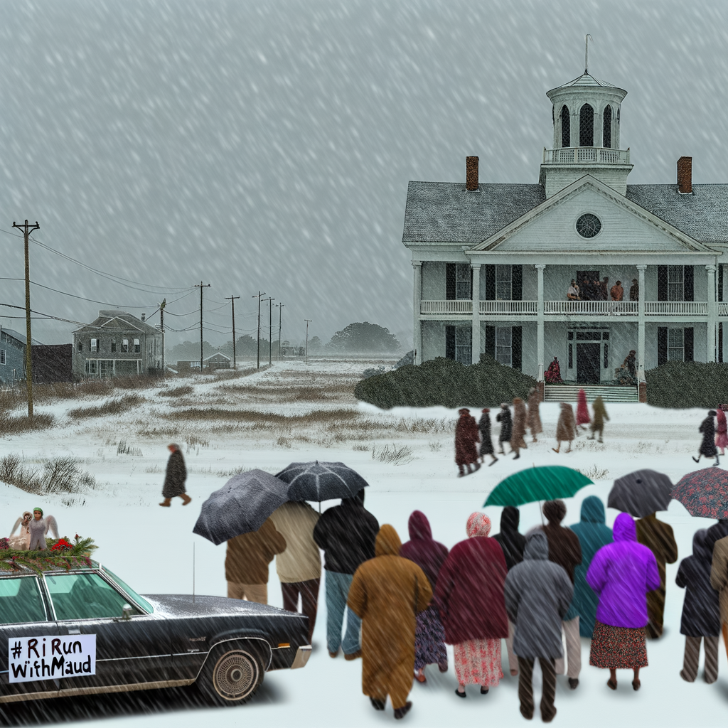 "Brunswick courthouse exterior during Jackie Johnson trial, highlighting Glynn County's legal proceedings related to Ahmaud Arbery's murder case. The image captures the heightened public interest and ongoing discussions about racial justice and accountability in local law enforcement."