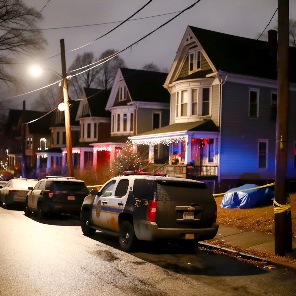 "Police investigate the scene of a fatal shooting on Smith Street in the Pittsburgh neighborhood of southwest Atlanta on Christmas Eve, highlighting local crime concerns."