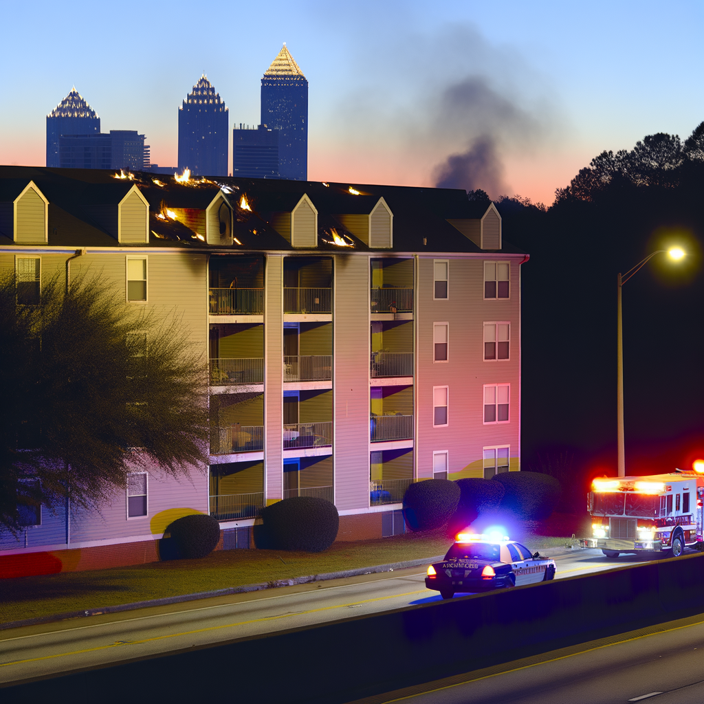 Fire Displaces Residents in Southwest Atlanta Apartment Blaze